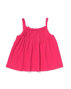 Kinder-Top, Knittereffekt rosa