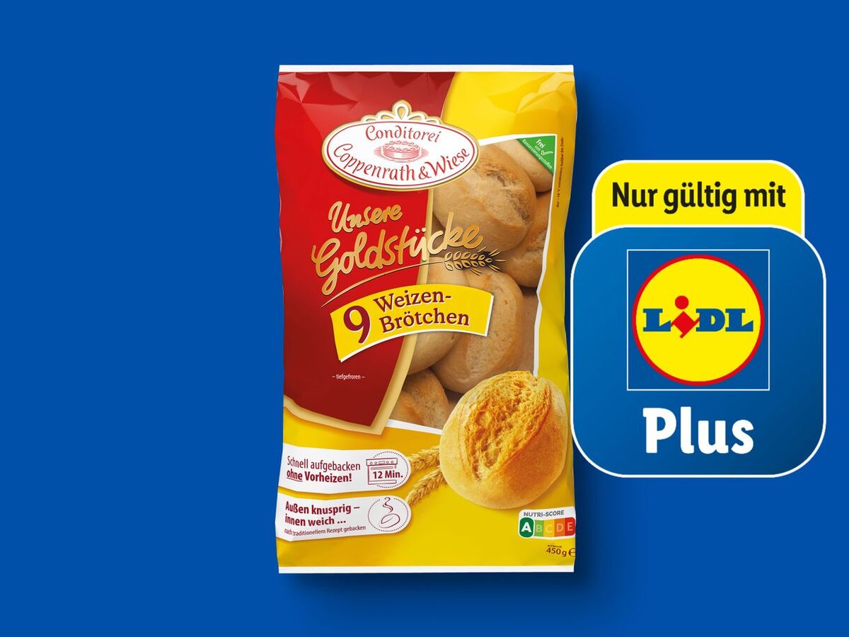 Bild 1 von Conditorei Coppenrath & Wiese Unsere Goldstücke Weizen-Brötchen, 
         450 g