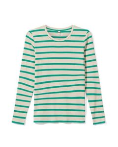 Damen-Shirt Clara, Feinripp dunkelgrün