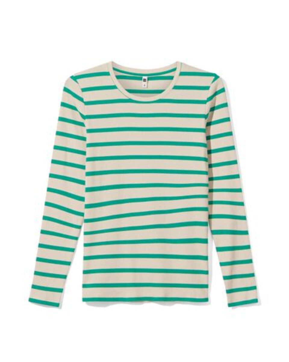 Bild 1 von Damen-Shirt Clara, Feinripp dunkelgrün