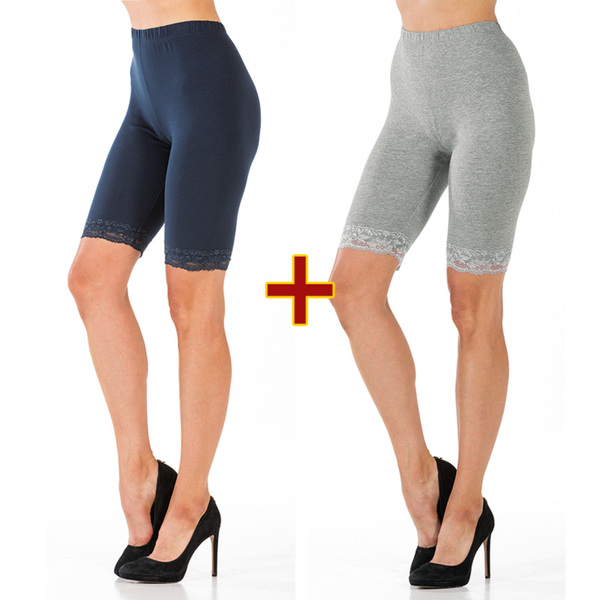 Bild 2 von Ellenor Radlerhose mit edler Spitze 2er-Set