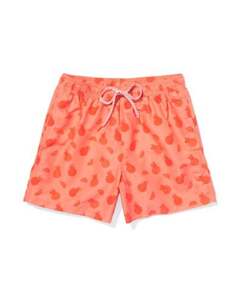 Herren-Badehose, Orangen korallfarben