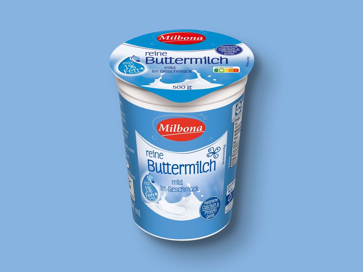 Bild 1 von Milbona Reine Buttermilch, 
         500 g