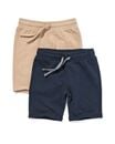 Bild 2 von 2er-Pack Kinder-Shorts blau