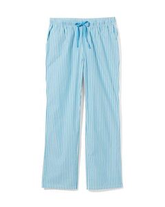 Damen-Pyjamahose, Baumwolle knallblau