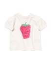 Bild 1 von Baby-T-Shirt, Erdbeere eierschalenfarben