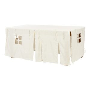 Tisch Spielzelt ca. 90x180x77cm, creme