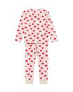 Bild 4 von Kinder-Pyjama, Baumwolle/Elasthan, Herzen beige