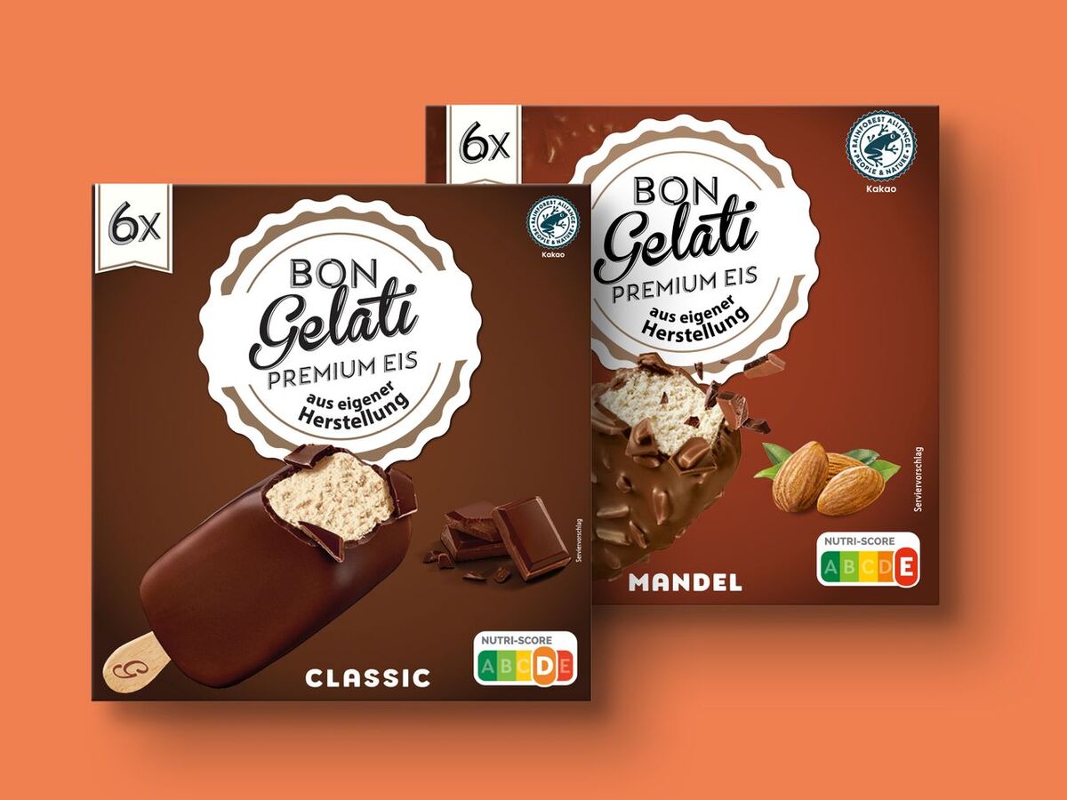 Bild 1 von Bon Gelati Stieleis, 
         6x 120 ml