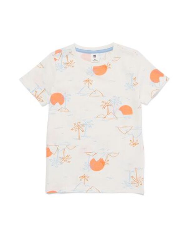 Bild 1 von Kinder-T-Shirt, tropische Inseln weiß