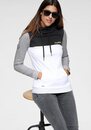 Bild 1 von KangaROOS Kapuzensweatshirt mit modischer Kombination aus Color-Blocking und Streifen