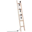 Bild 1 von Brilliant Stehleuchte Ladder 93152/76 schwarz natur Metall Holz B/H/T: ca. 32x157,5x32 cm E27 3 Brennstellen