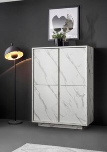 INOSIGN Highboard Carrara, grifflos