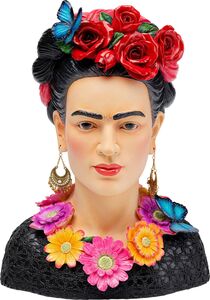 KARE DESIGN Dekofigur FRIDA FLOWER mehrfarbig - H. 41 cm