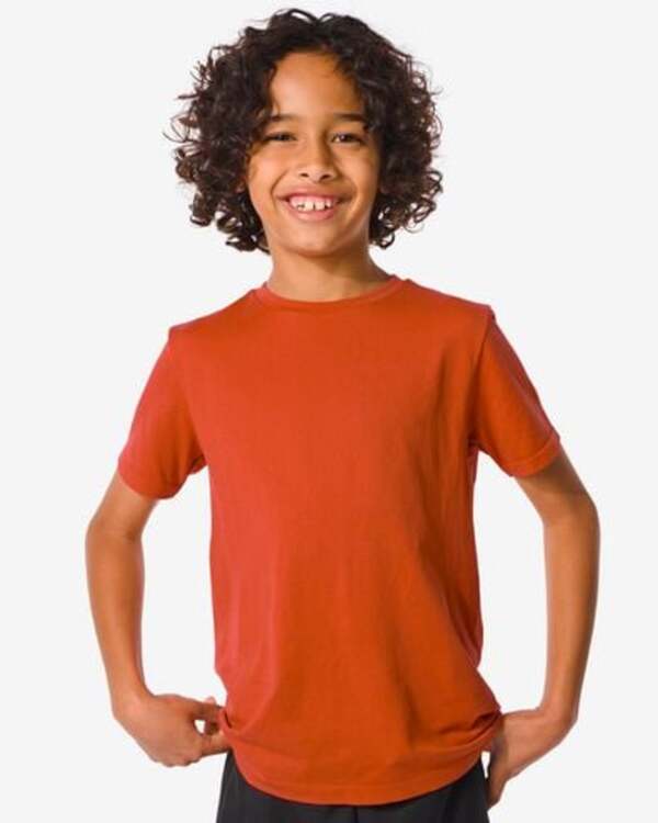 Bild 1 von Kinder-Sportshirt, nahtlos orange