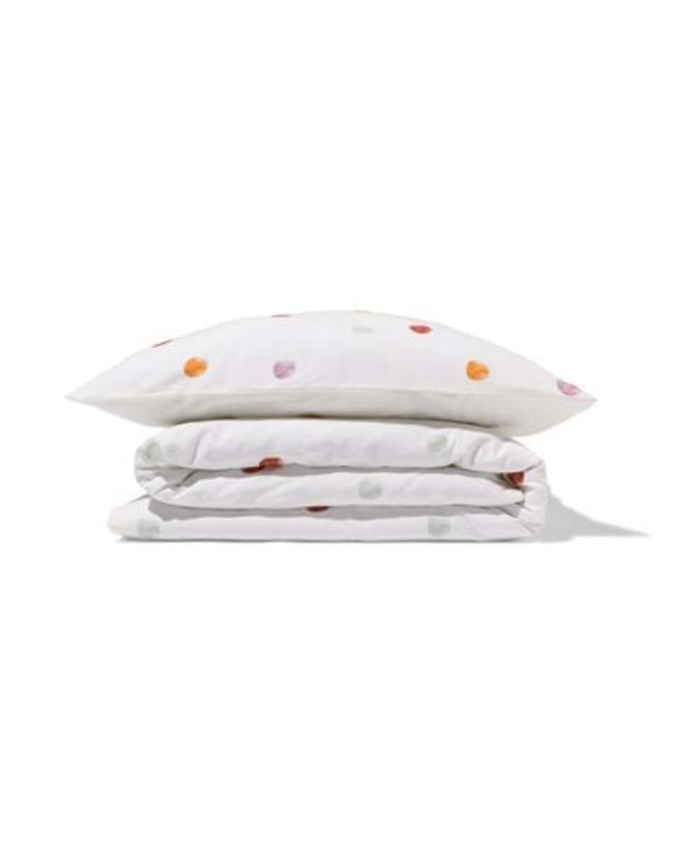 Bild 4 von Bettwäsche, Soft Cotton, 140 x 200/220 cm, Punkte, weiß