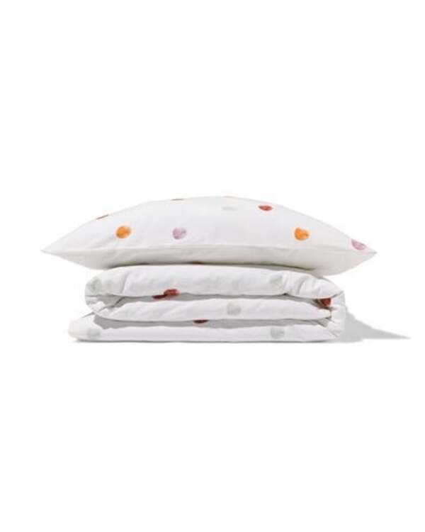 Bild 4 von Bettwäsche, Soft Cotton, 140 x 200/220 cm, Punkte, weiß