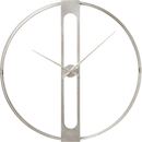 Bild 1 von KARE DESIGN Wanduhr CLIP 60 cm silberfarbig - Tiefe 10 cm - Stahlrahmen matt - Digital