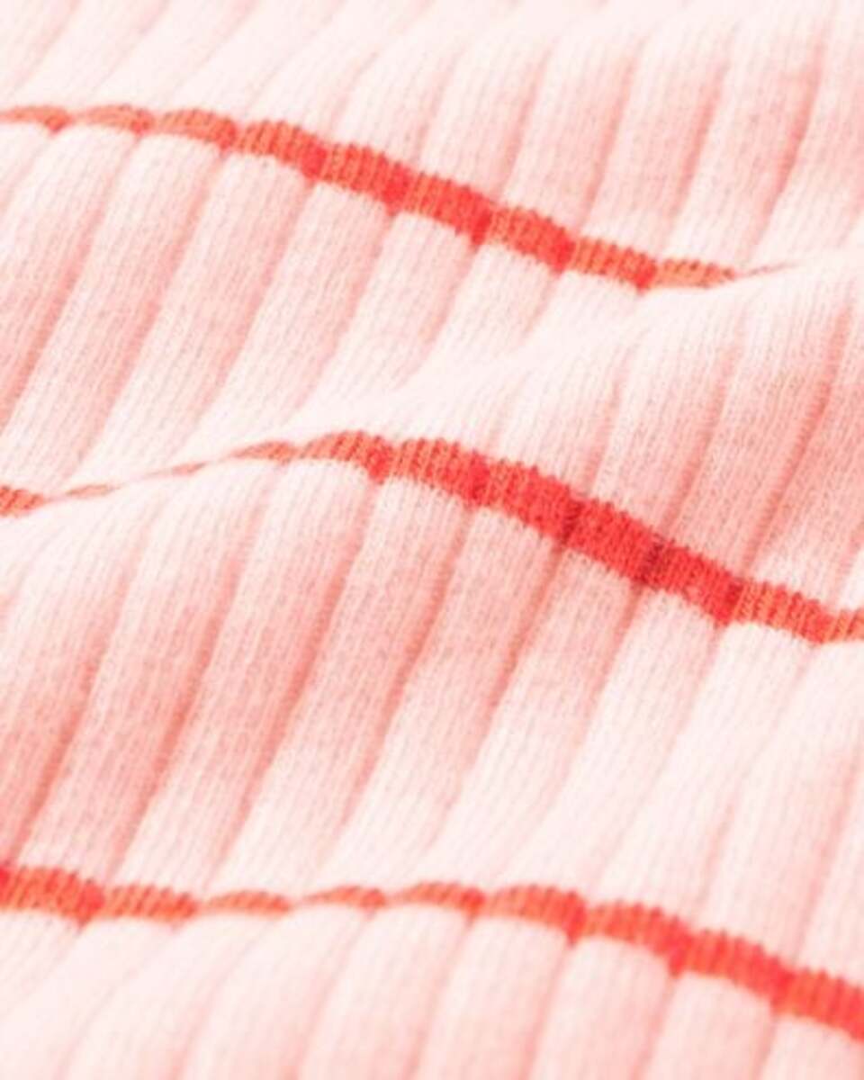 Bild 3 von Newborn-Shirt, gerippt, Streifen hellrosa