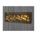 Bild 1 von LED-Holzschild, Leuchtbild Wandbild Landhaus ~ 28x72x3cm, dream