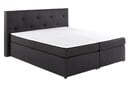 Bild 1 von self Boxspringbett MALENA 180 x 200 cm Stoffbezug schwarz