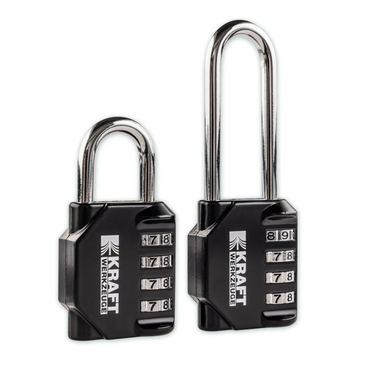 Bild 1 von Kraft Werkzeuge Kombinationsschloss 2er-Set