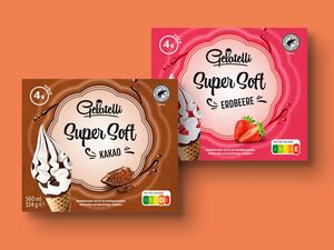 Gelatelli Super Soft Waffelhörnchen, 
         4x 140 ml