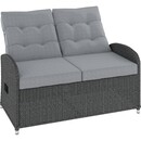 Bild 4 von Lounge-Set Kalgan 6-teilig Wicker Anthrazit