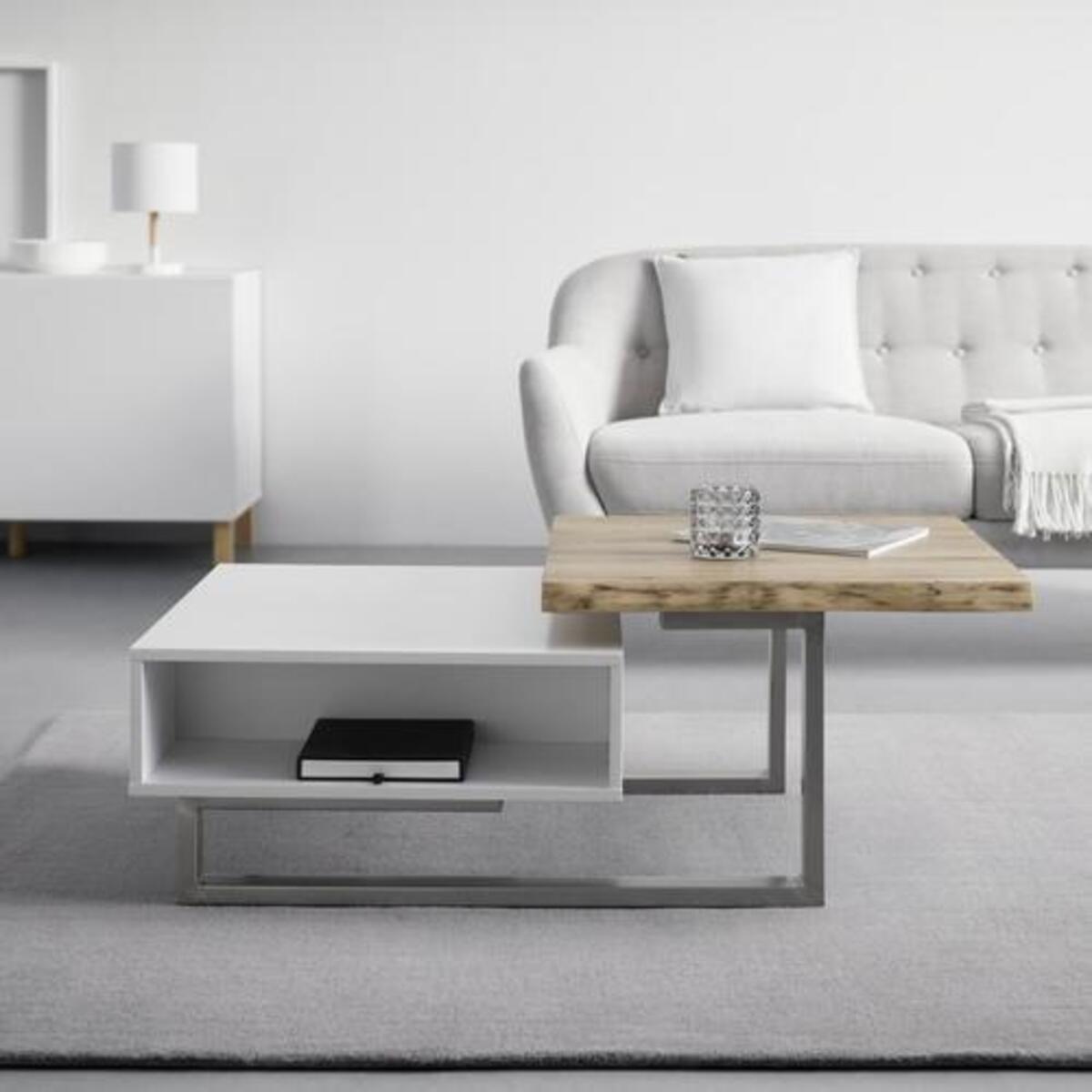 Bild 1 von COUCHTISCH in weiß 'Carlos'