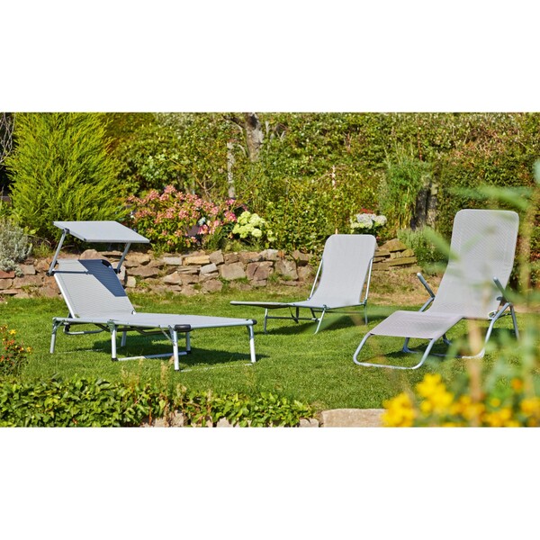 Bild 2 von Sonnenliege klappbar Grün 157,5 cm x 49,5 cm