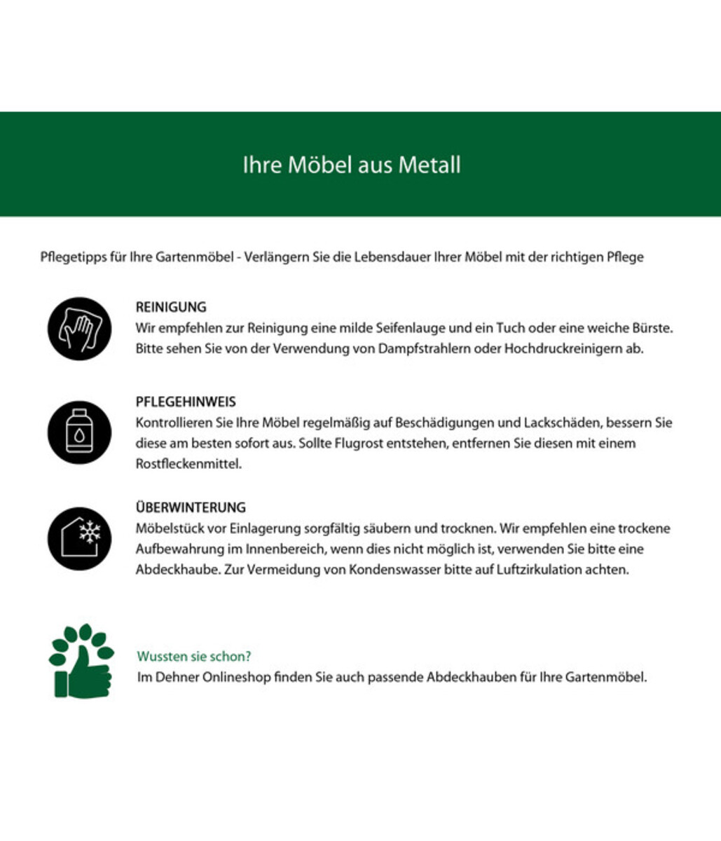 Bild 4 von MWH Gartenliege Savoy, ca. B81/H52/T187 cm