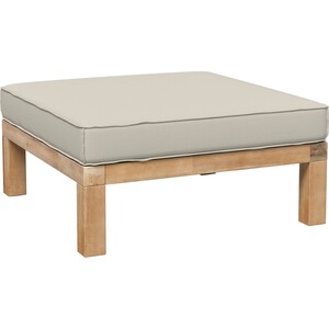 Hocker Morenci mit Auflage Taupe