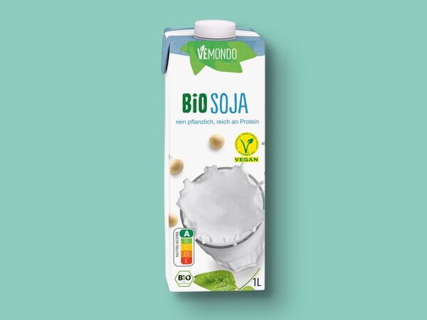 Bild 1 von Vemondo Bio Soja Getränk Gesüßt, 
         1 l