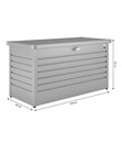 Bild 4 von Biohort FreizeitBox 130, silber-metallic, ca. B134/H71/T62 cm