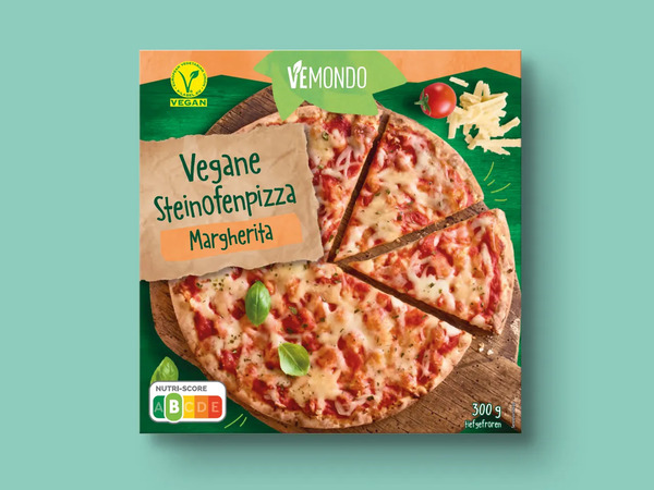 Bild 1 von Vemondo Vegane Steinofenpizza, 
         350/300 g