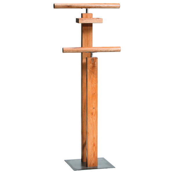 Bild 1 von Hasena Herrendiener, Eiche, Holz, Metall, Wildeiche, massiv, 45x107x28 cm, standfeste Füße, Schlafzimmer, Herrendiener