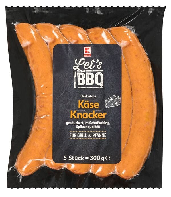 Bild 1 von K-CLASSIC Käse-Knacker, 5 St. = 300-g-Packg.