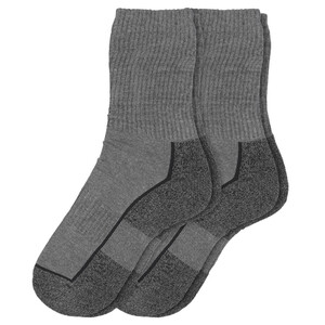 2 Paar Herren Trekkingsocken Sanitized MITTELGRAU