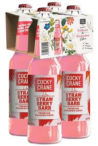 COCKY CRANE Strawberry Barb, Packg. 4 x 0,33-l-Fl.