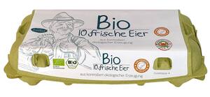 Frische Bio-Eier, 10-St.-Packg.