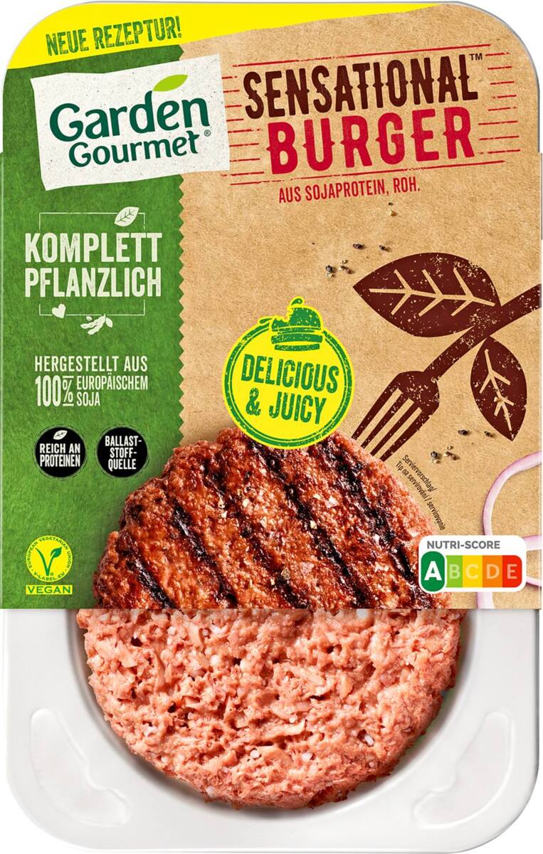 Bild 2 von GARDEN GOURMET Vegane Filet-Streifen oder Sensational Burger, 175 - 226-g-Packg.