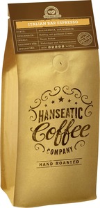 Hanseatic Coffee Italian Bar Espresso ganze Bohnen (1 kg)