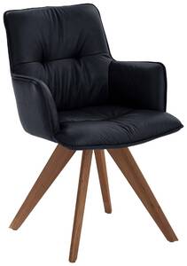 Dieter Knoll Design-Schalensessel PREMIO, Leder