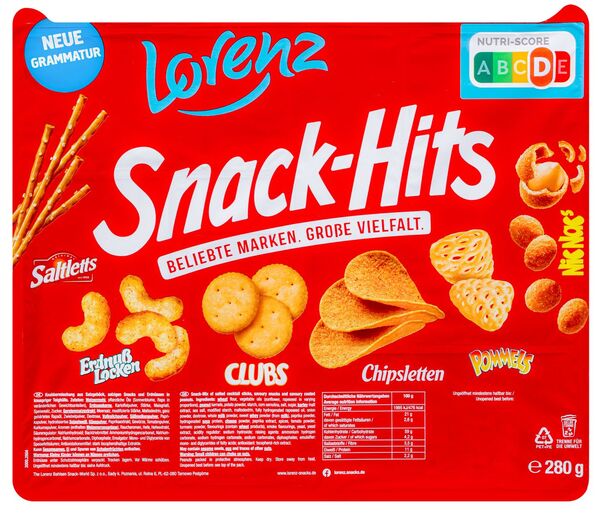 LORENZ Snack-Hits, 280-g-Packg. von Kaufland für 1,99 € ansehen!