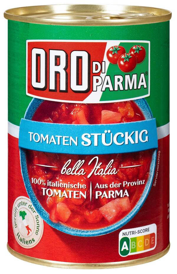 Bild 1 von ORO DI PARMA Tomaten natur, 400-g-Dose