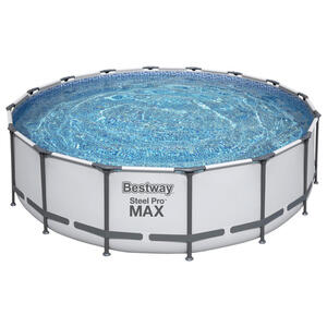 Bestway Poolset Set Power Steel Frame B/L: ca. 122x488 cm