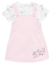 Bild 1 von Bambi Newborn Latzkleid und T-Shirt, Bambi, 2-tlg. Set, rosa