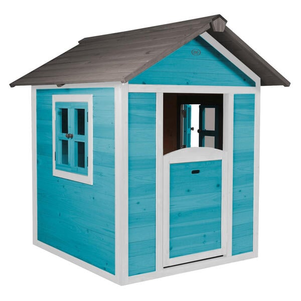 Bild 1 von AXI Spielhaus Lodge blau B/H/T: ca. 111x133x135 cm