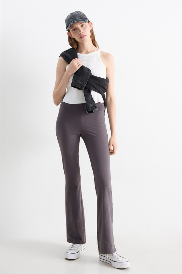 Bild 1 von C&A Flared Leggings, Grau, Größe: XS