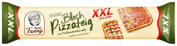 Bild 1 von TANTE FANNY Frischer Blech-Pizzateig XXL, 550-g-Rolle